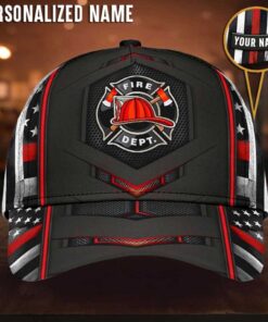 Custom Name Firefighter Cap UKUU4290202