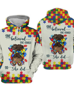 Autism mom 3D All Over Printed Clothes HXUU230205