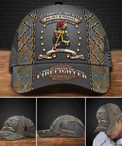 Custom Name It Cannot Be Inherited Nor Can It Be Purchased, Gifts For Fireman, Firefighters Cap UKUU4290205
