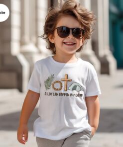 Easter Shirt, Christian T-Shirt, He is Risen Kids Shirt, Easter Gift, A Lot Can Happen in 7 Days Kid Shirt QFTD4010305