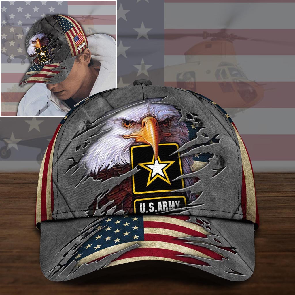 Personalized US ARMY Military Cap, Veteran Cap QFTD4290207 – Rosateestore