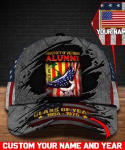Personalized Vietnam Veteran University Of Vietnam Cap QFTD4200205