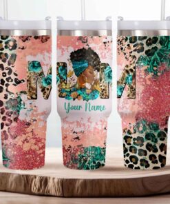Personalized Black Mom 40oz Tumbler 3D All-over Printed HGUU4120303