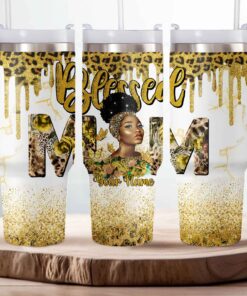 Custom Name Black Mom 40oz Tumbler UKUU4150301