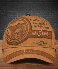 Custom Name Fully Vaccinated By The Blood Of Jesus 3D All Over Printed Cap UKUU4200302