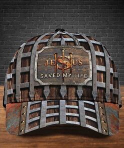 Custom Name Jesus Saved My Life Jesus 3D All Over Printed Cap UKUU4200304