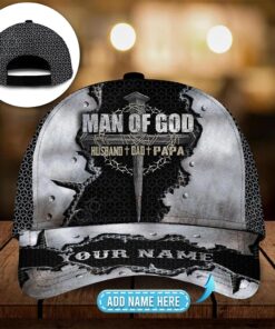 Personalized Man of god husband dad papa 3D All over printed cap QTNT4200306