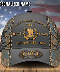 Personalized Name 3D All Over Printed All Gave Some 58479 Gave All Vietnam Veteran Cap UKTO4050301