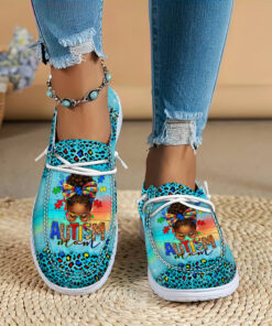 Autism Mom Gifts Autism Awareness Women?s Dude Shoes UKTO4210301
