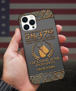 Personalized In the Memory of Vietnam Veteran Silicone Phone case NPNT4230304