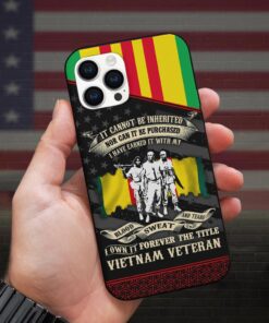 Blood, Sweat and Tears 3D Printed Phone Case, Vietnam Veteran Phone case HGNT4270301