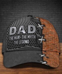 Dad The Man ,The Myth, The Legend Cap 3D All Over Printed, Father Day Cap HGNT4200307