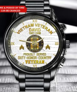 Personalized Vietnam Veteran Business Watch QFHA4290301
