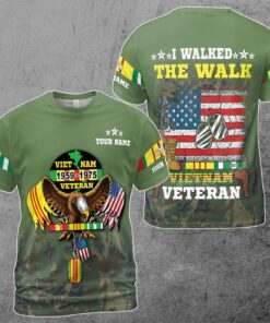 Personalized I Walked The Walk Vietnam Veteran Shirt LYNT4290303