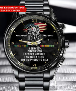 Personalized Vietnam Veteran Business Watch QFHA4290304