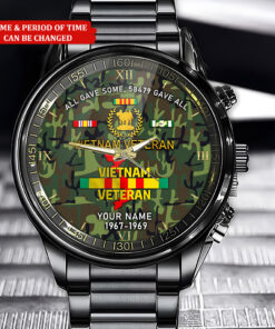Personalized All Gave Some 58479 Gave All Vietnam Veteran Watch LYND4010401