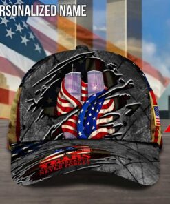 Custom Name Never Forget September 11th Firefighter Cap UKTO4070301