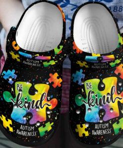 Be Kind Autism Autism Awareness Clogs QFHA4080301