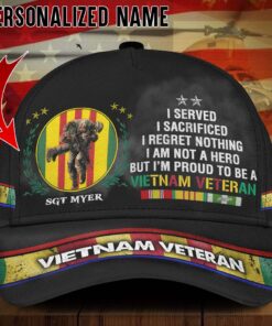 Personalized name Served, Sacrificed Vietnam veteran, Veteran Cap HGLT4020301