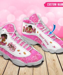 Custom Name Black Mom Shoes QFNT4110304