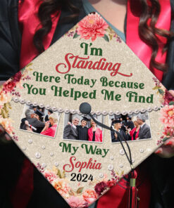 Custom Photo Grad Cap Topper, Family Graduation Cap Topper, Graduation Decoration, College Student, Class of 2025 UKUU4290303
