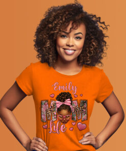 Black Mom Shirt, Mother's Day gift UKUU4140302
