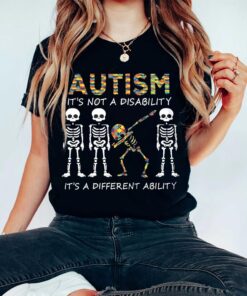 Autism is not a disability it's a different ability Shirt QTND4160306