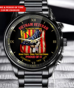 Custom Name Vietnam Veteran Business Watch UKTO4300303