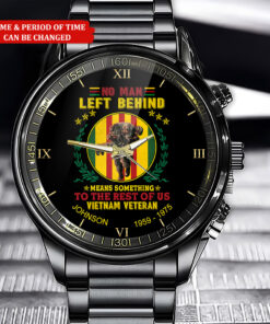 Custom Name Vietnam Veteran Business Watch UKTO4300304