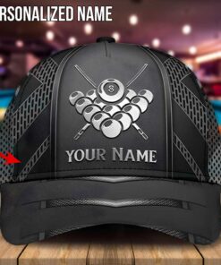 Personalized Name Gift for Billiard Players, Billiard Cap UKTO4010306