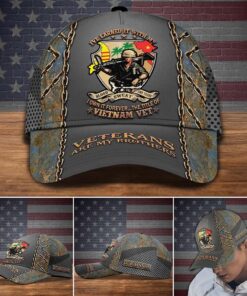 Custom Name I've Earned It With My Blood Sweat And Tears Vietnam Veteran Cap UKUU4050303