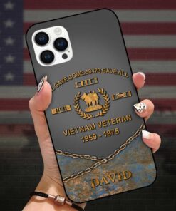 Personalized Name 3D All Over Printed All Gave Some 58479 Gave All Vietnam Veteran Silicon Phone Case UKTO4230304
