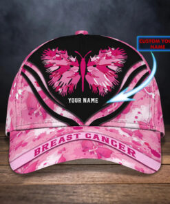 Custom Breast Cancer Pink Cap Hat For Women, To My Daughter Breast Cancer Survivor Gift NPHA4250304