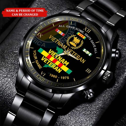 Personalized Vietnam Veteran Business Watch QFHA4270302