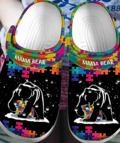 Mama Bear Autism Awareness Clogs UKTO4260301