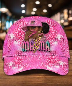 Custom Name Black Mom Cap QFNT4110302