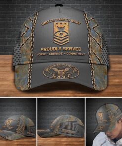 Personalized Name And Rank U.S Navy Military, Gifts For Veteran QFTD4050306
