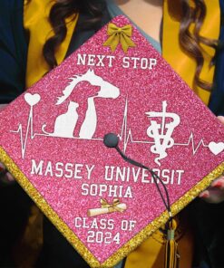 Personalized Veterinarian Graduation Cap Topper QFON4110401