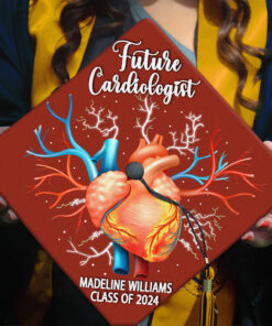Personalized Cardiologist Graduation Cap Topper QFON4120404