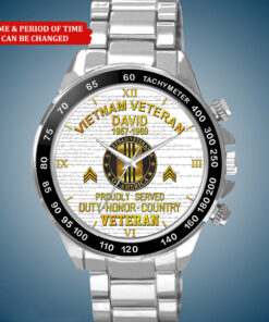 Personalized Vietnam Veteran Business Watch C418 QFHA4020406