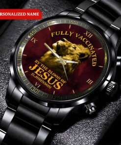 Personalized Fully Vaccinated By The Blood Of Jesus Watch LYNT4030401