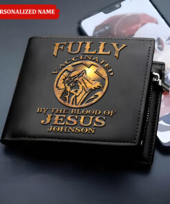 Custom Name Jesus Men?s Leather Wallet UKTO4050401