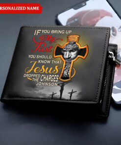 Custom Name Jesus Men?s Leather Wallet UKTO4050402