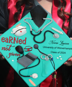 Custom Nurse Graduation Cap Topper UKTO4090401