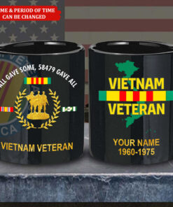 Personalized Name 3D All Over Printed All Gave Some 58479 Gave All Vietnam Veteran Mug, Military Veteran Mug QFHA4050402