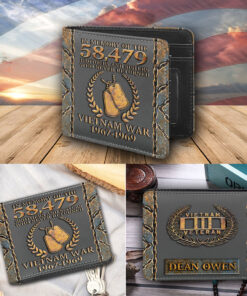 Personalized Vietnam Veteran Men Wallet NPND4080402