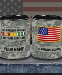 Personalized US National Guard Vietnam Veteran Mug, Military Veteran QFLT4040202