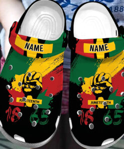 Personalized Freeish Juneteenth Africa Culture Clogs Gift QFTD4160404