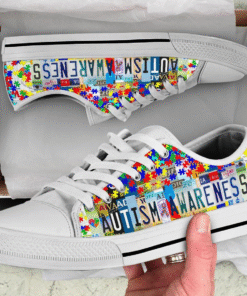 Autism Awareness Low Top Shoes NPND4040453