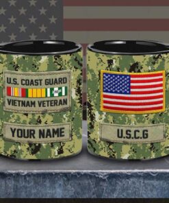 Personalized US Coast Guard Vietnam Veteran Mug, Military Veteran QFLT4040205